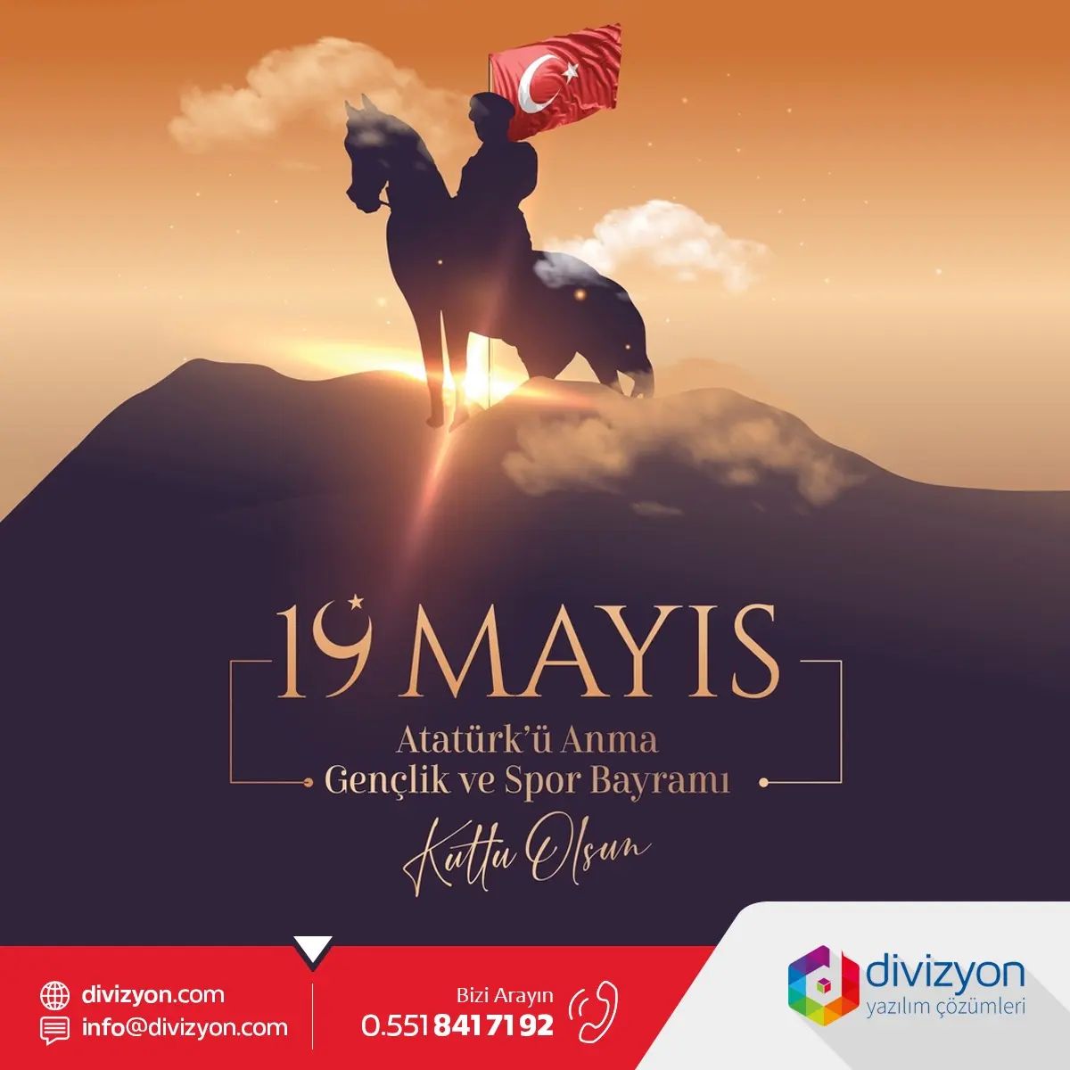 19 mayıs Atatürk'ü Anma Gençlik ve Spor Bayramı Kutlu Olsun! 

#19mayıs #19may #atatürk #gençlikvesporbayramı